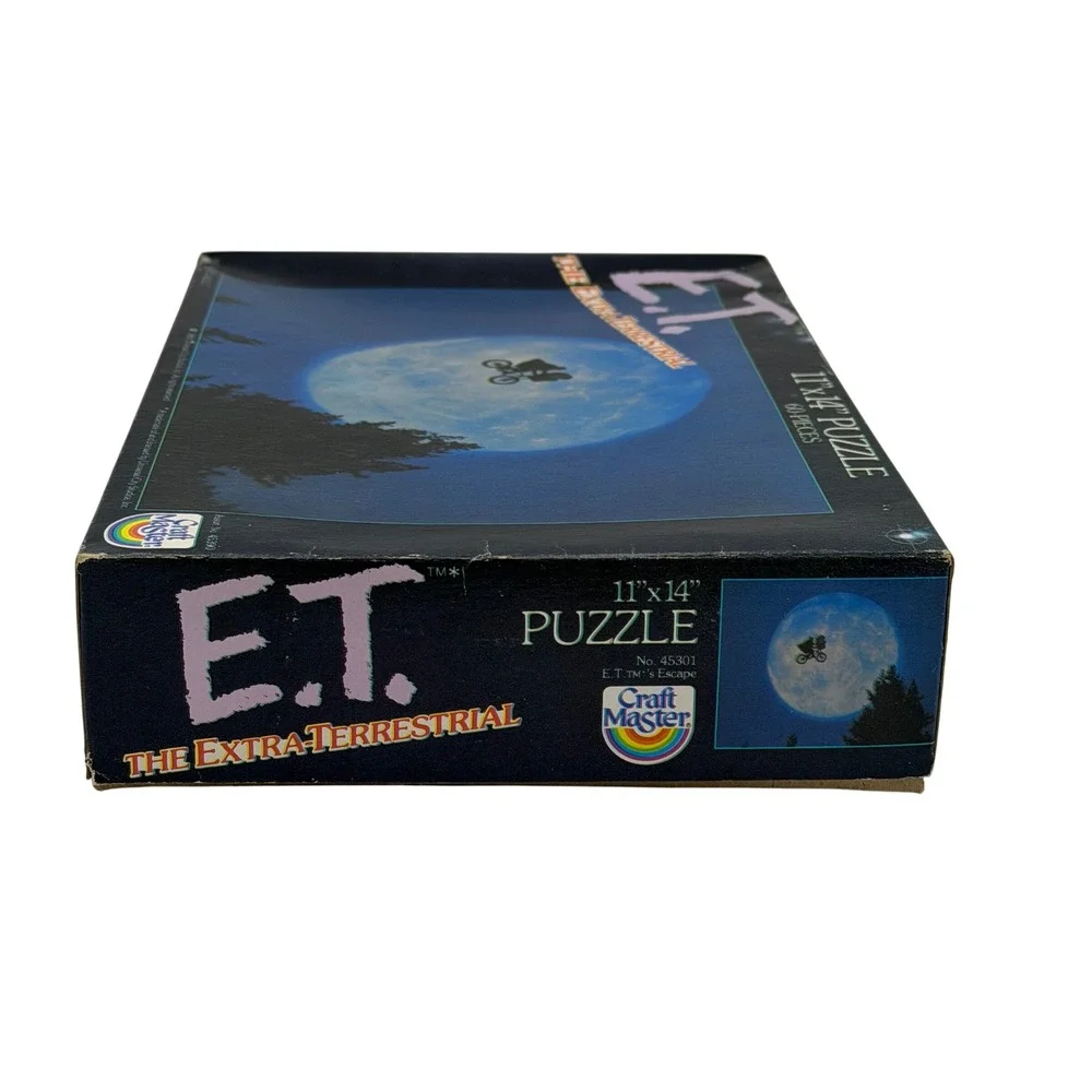 Vtg 1982 ET E.T. The Extra Terrestrial 60pc Jigsaw Puzzle Lot Craft Master 11x14